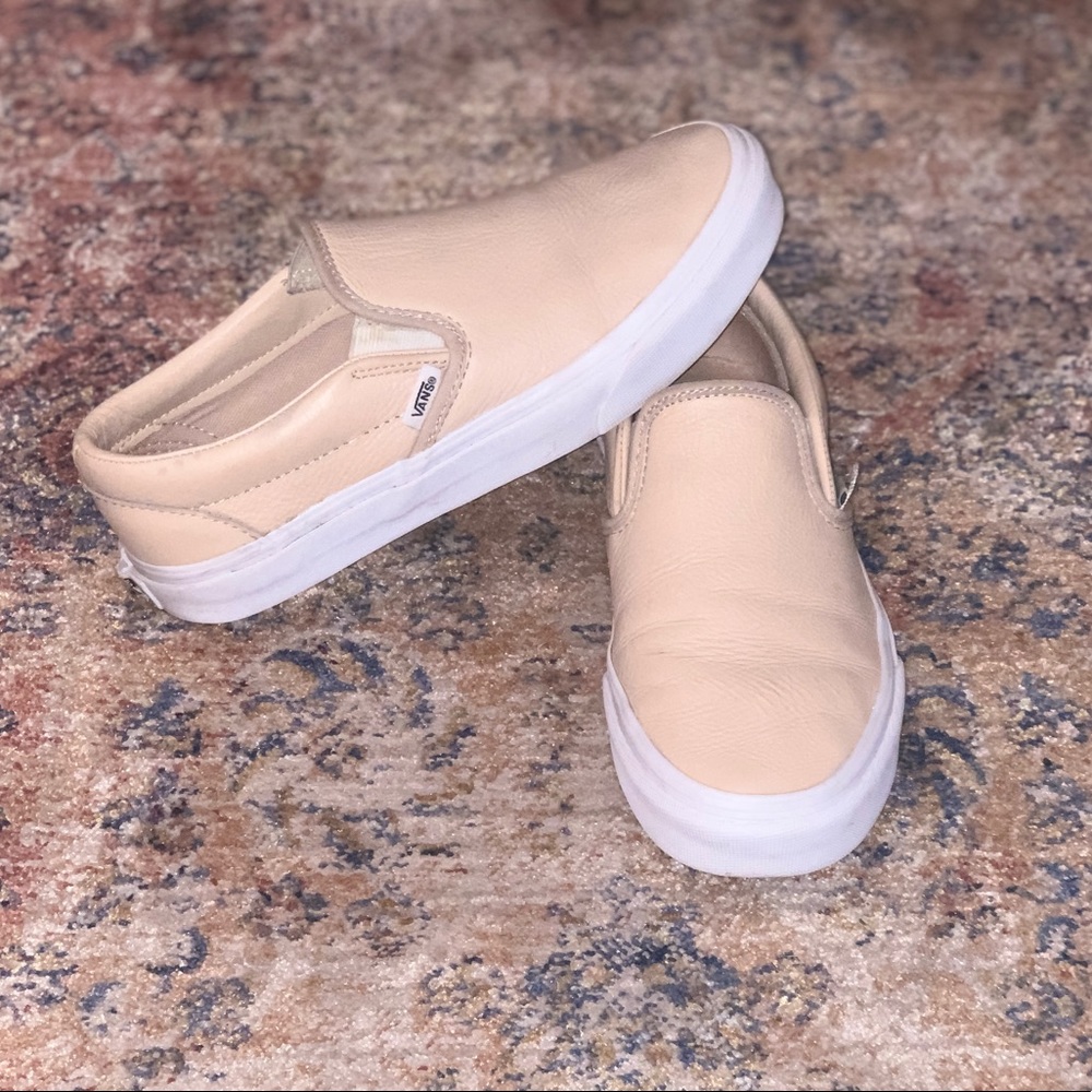 Vans Slip On Sneakers- Nude Pink